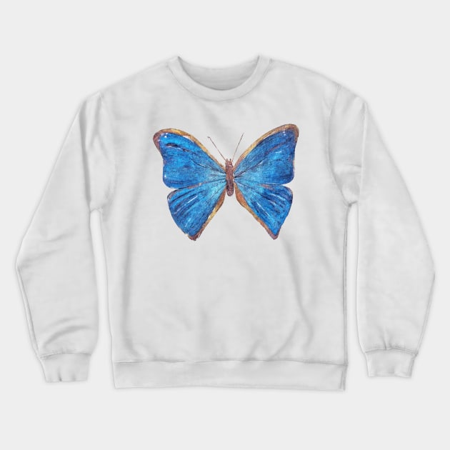 Metallic butterfly Crewneck Sweatshirt by nadiaham